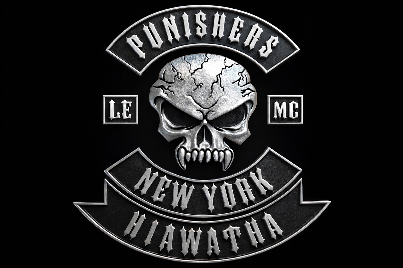 Hiawatha Chapter Punishers Law Enforcement Motorcycle Club logo